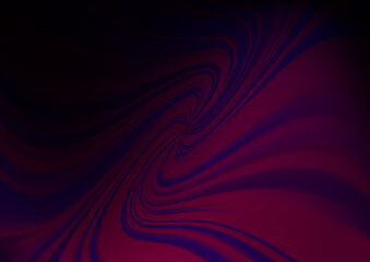 Dark Purple vector blurred shine abstract template.