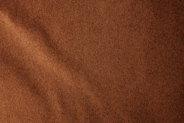 Plain dark chocolate brown tone color with light tan brown paint on recycled cardboard box craft paper texture background with space