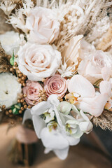 Obraz na płótnie Canvas Amazing wedding flowers, wedding colourful bouquet.