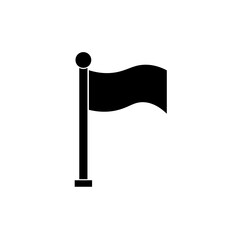Graphic flat flag icon for your design and website