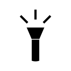 Graphic flat flash light icon for your design and website