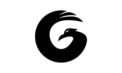 letter G eagle logo
