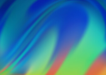 Light Blue, Green vector template with abstract lines.