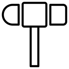 Fototapeta premium hammer icon