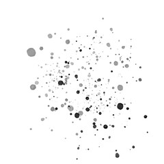 Black Splatter Paint Splash