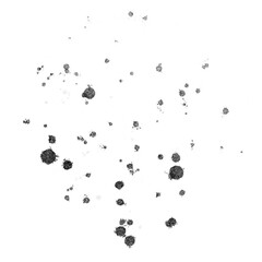 Black Splatter Paint Splash