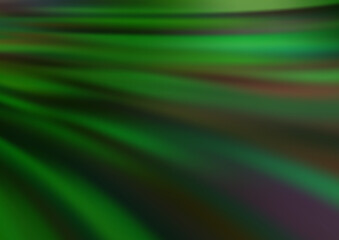 Light Green vector background with abstract lines.
