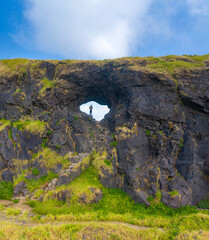 landscape with sky and clouds