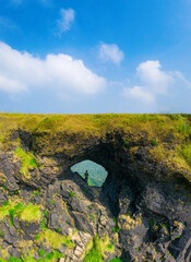 landscape with sky and clouds