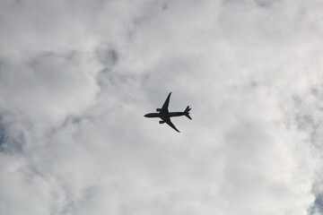 airplane in the sky