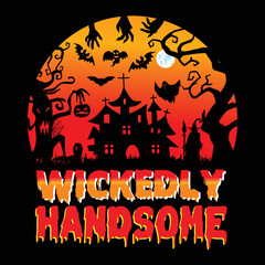 Halloween Night T-shirt Design
