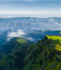 landscape with clouds