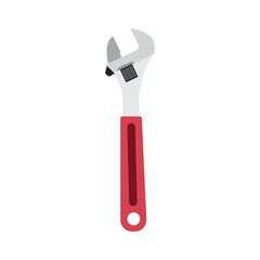 Adjustable wrench icon with a color style that is suitable for your modern business
