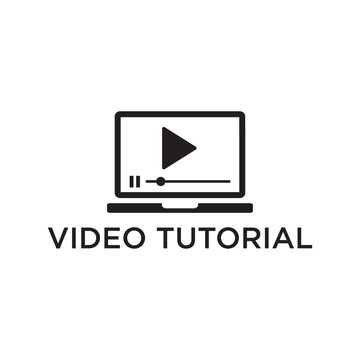 video tutorial icon , webinar icon