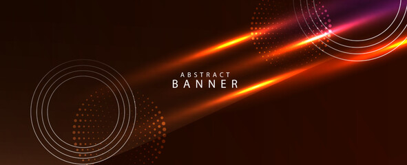 abstract background with glowing laser red lines