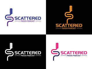 Initial letter PS,SP in the circle. DJ,logo,stickers,music,shirts etc.eps