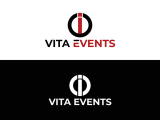 initial letter oi modern linked circle round lowercase logo pink.eps