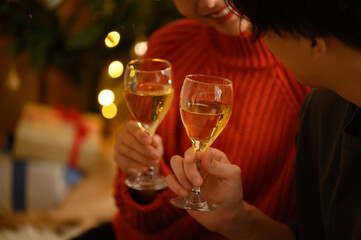 クリスマスの乾杯