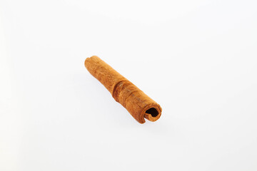 Cinnamon sticks isolated on white background, roll, aroma, herb