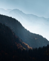 mountains in the fog - 531580784