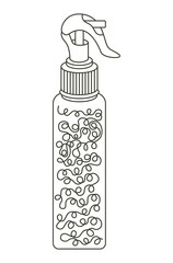 line drawing of the sprayer