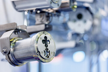 Industrial CCTV, explosion proof cameras on workplace