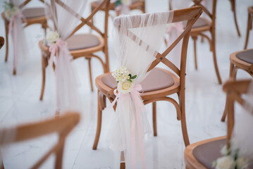 wedding chair decoration, event chair