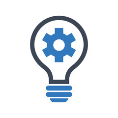 Business startup icon vector graphic illustration