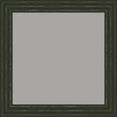 Empty brown picture frame
