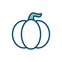 halloween pumpkin icon vector design template