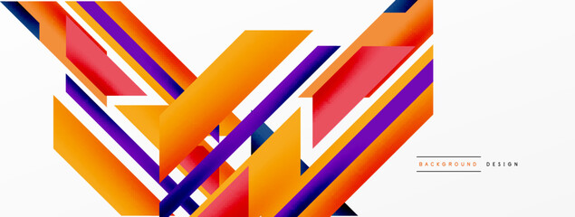 Dynamic lines background. Wallpaper for concept of AI technology, blockchain, communication, 5G, science, business and technology