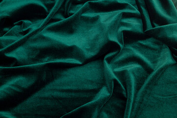 velvet texture banner background, blue-green dark turquoise color, expensive luxury, fabric, material, needlework, sewing, wallpaper, fabric background