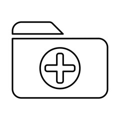 Folder plus icon