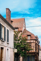 Street view of downtown Sens, France © ilolab