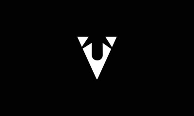 Creative VT TV Letter Logo Design Idea