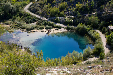 Cetina spring in Croatia, Blue Eye, dalmatia Europe 