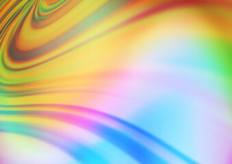Light Multicolor, Rainbow vector bokeh template.