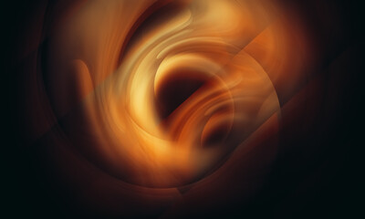 Abstract circular fire brush background