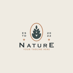 Nature Leaf Logo Template. Universal creative premium symbol. Vector sign icon logotype