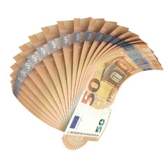 50 Euro-Scheine aufgefächert