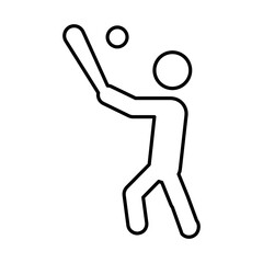 Baseball Player Icon