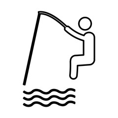 Fishing Man Icon