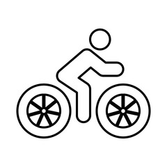 Fototapeta premium Cycling Icon