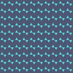 Contrasting geometric seamless pattern with triangular triangles design
