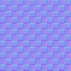 The background of the knit material. Normal map texture. And complete seamless pattern.