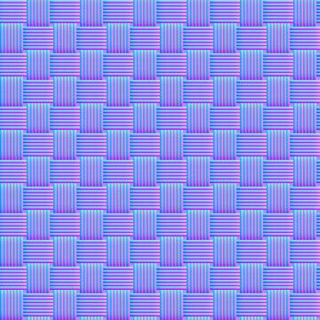 The background of the knit material. Normal map texture. And complete seamless pattern.