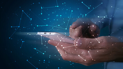 Global network connection concept, abstract concept