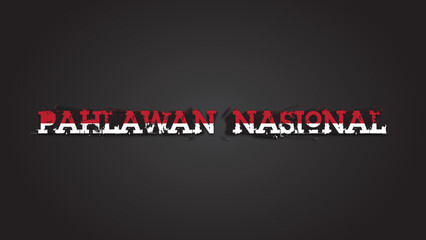 Pahlawan Nasional Text Effect