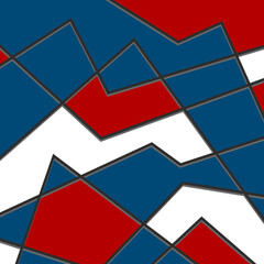 Minimalist background with colorful abstract geometric pattern. Abstract interior wallpaper