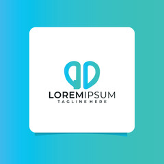  qo letter design for logo and icon.az typography for technology, business and real estate brand.az monogram logo.vector